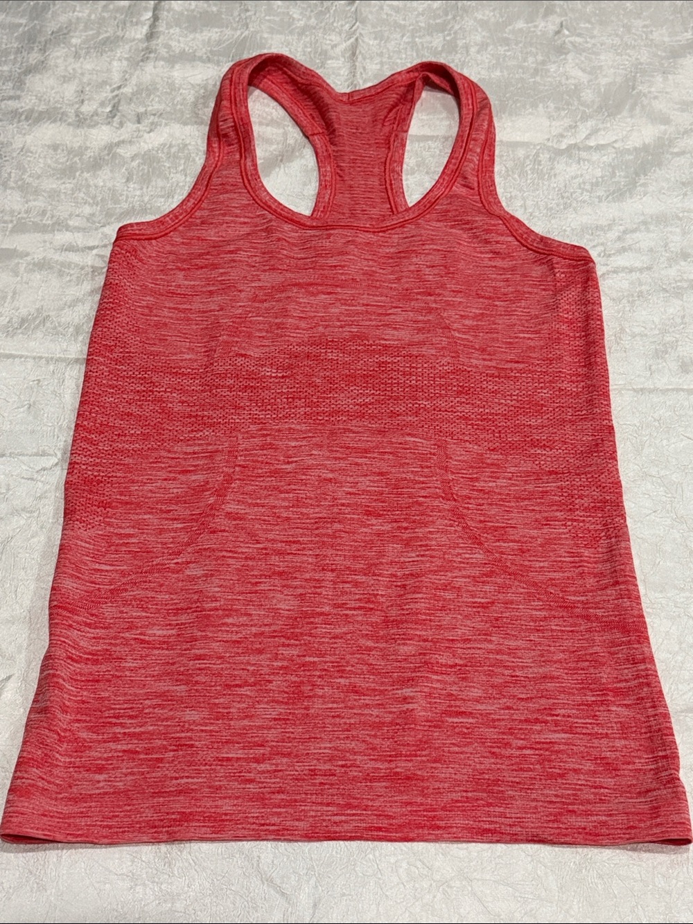 lululemon Racerback Tank Top Heather Orange Size 4 Athletic Yoga Gym